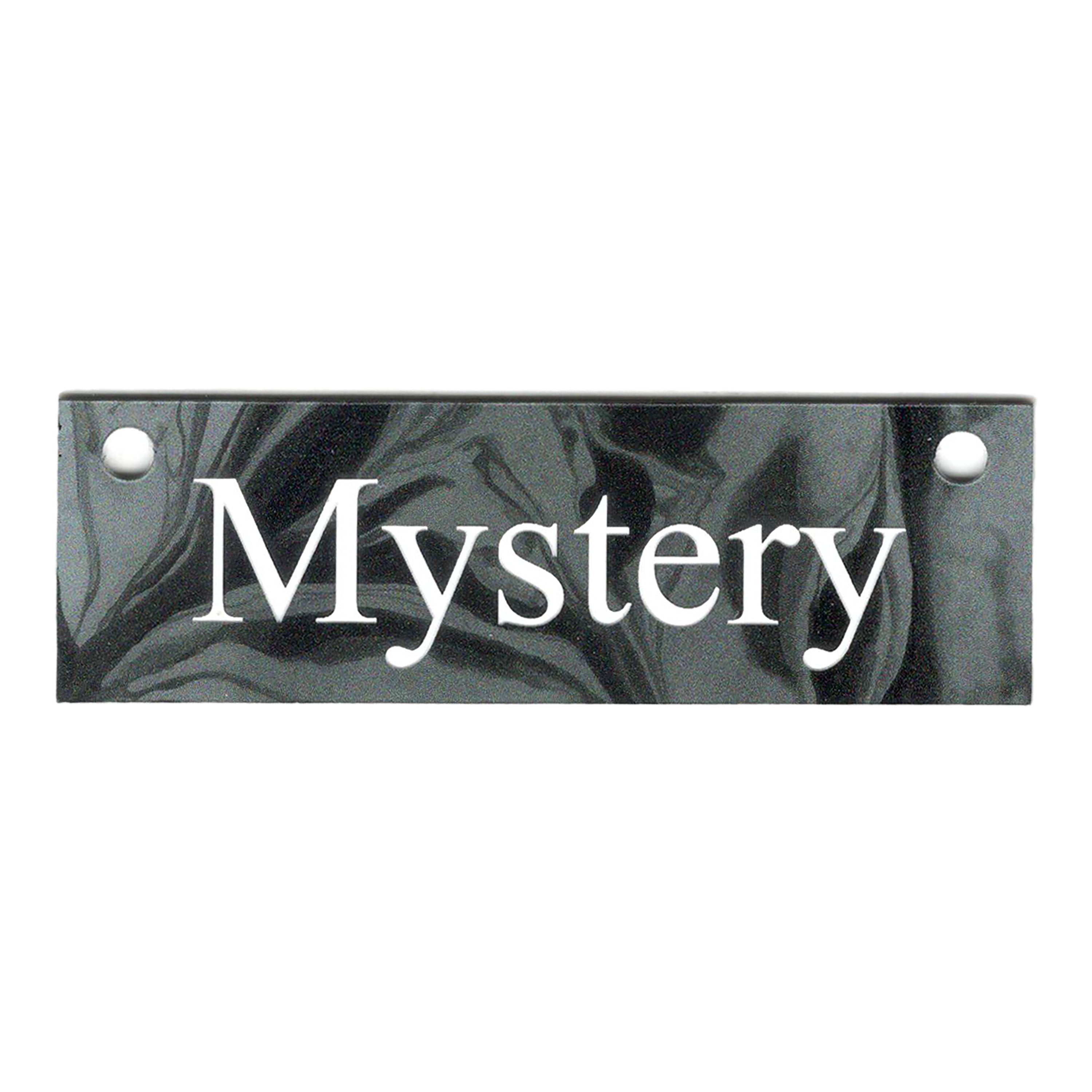 1.25 x 4 inch Black Marble Design Crate Tag – Gulf Coast Laser Graphics