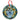 Akita 4 with Yellow Background Holographic Dog Ornament
