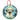 Anatolian Head Holographic Dog Ornament with Blue Background