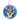 Australian Cattle Dog Blue Green Background Holographic Ornament