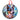 Australian Cattle Dog Two Tone Blue Background Holographic Ornament
