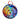 Bolognese with Multicolor Background Holographic Dog Ornament #2