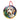 Goldendoodle Head Holographic Design Dog Ornament