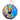 Great Dane 5 Fawn Cropped Holographic Design Dog Ornament