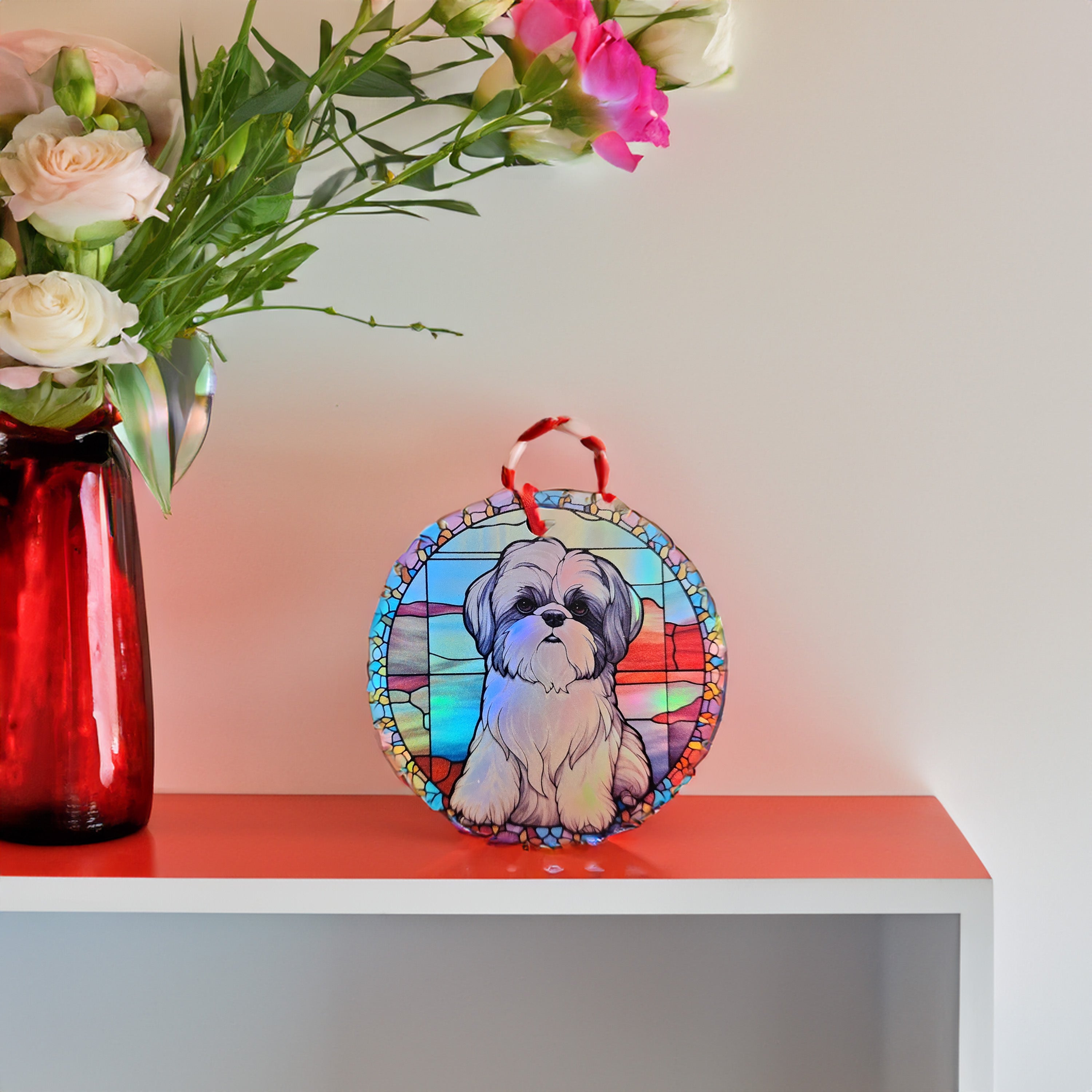 Lasapoo Graphics Lhasa Apso #4 Holographic Dog Ornament – Gulf Coast Laser Graphics
