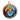 Pembroke Corgi 3 Blue Background and Gold Border Holographic Dog Ornament