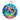 Pembroke Corgi 5 Facing Front Blue Background Holographic Dog Ornament