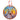 Peruvian Inca Orchid 5 Light Blue and Gold Background Holographic Dog Ornament