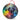 Plott Hound Grey Brindle with a Bear Holographic Dog Ornament - Pet Gift, 3.5 inches Diameter