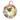 Pug Sitting #3 Holographic Dog Ornament - Pet Gift, 3.5 inches Diameter
