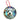 Pumi Holographic Dog Ornament - Pet Gift, 3.5 inches Diameter