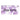 Purple Clouds Crate Tag Personalized with Your Dog's Name