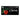 Red Rose on Black Design Crate Tag Personalized with Your Dog's Name