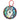 Siberian Husky 2 Up Close Holographic Dog Ornament - Pet Gift, 3.5 inches Diameter