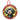 Cockapoo Toy Black #2 with Orange Red and Yellow Border Holographic Dog Ornament