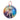 Weimaraner 2 Sitting Blue Background Holographic Dog Ornament - Pet Gift, 3.5 inches Diameter