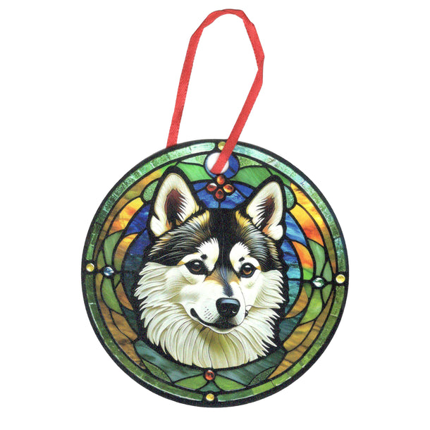 Alaskan Klee Kai Dog Ornament