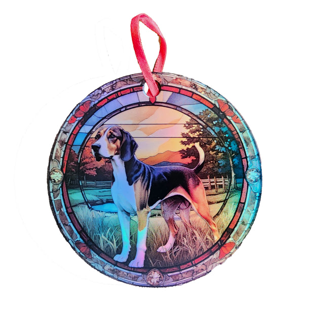 American English Coonhound 1 Dog Ornament